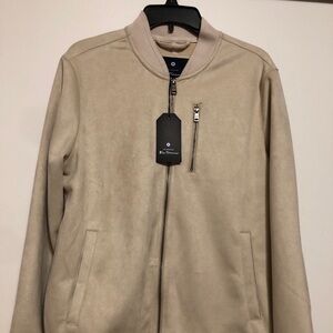 Ben Sherman Light Tan Zip-Up Sweater
